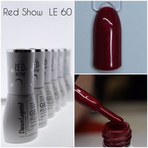 Гель-лак Dance Legend Red Show № LE 60