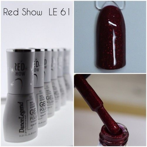 Гель-лак Dance Legend Red Show № LE 61