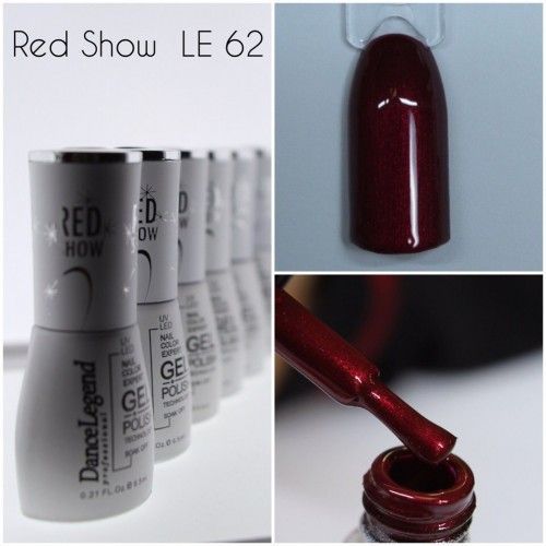 Гель-лак Dance Legend Red Show № LE 62