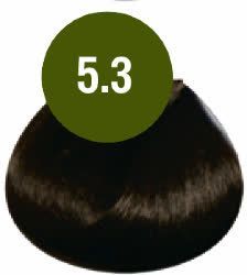 Краска для волос FarmaVita B.Life Color 5.3 Светло-каштановый золотистый, 100мл