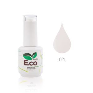 Базовое покрытие для гель-лака камуфлирующее E.co Nails Absolute Base Coat №04, 15 мл Базовое покрытие для гель-лака камуфлирующее E.co Nails Absolute Base Coat №04, 15 мл