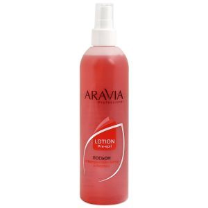 Лосьон перед депиляцией с мятой и березой ARAVIA Professional 300мл.