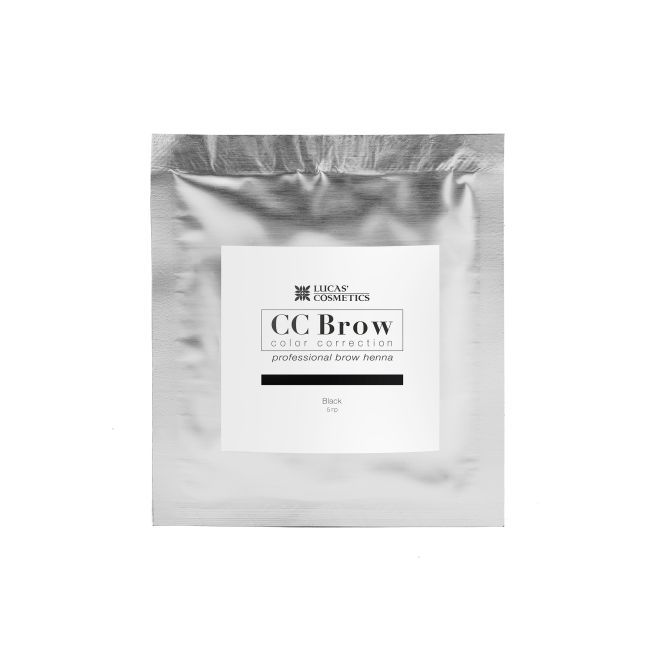 Хна для бровей CC Brow (black) в саше (черный), 5 гр