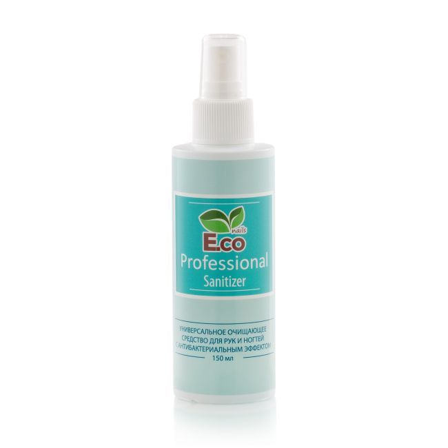 Средство очищающее Sanitizer для рук,поверхностей и инструментов  E.co Nails Professional 150мл