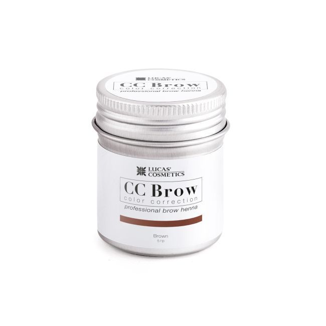 Хна для бровей CC Brow (brown) в баночке (коричневый), 5 гр
