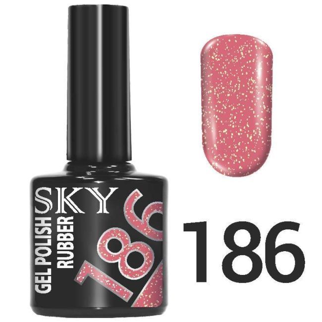 №186 Гель-лак 3-х фазный SKY  GC 10мл 