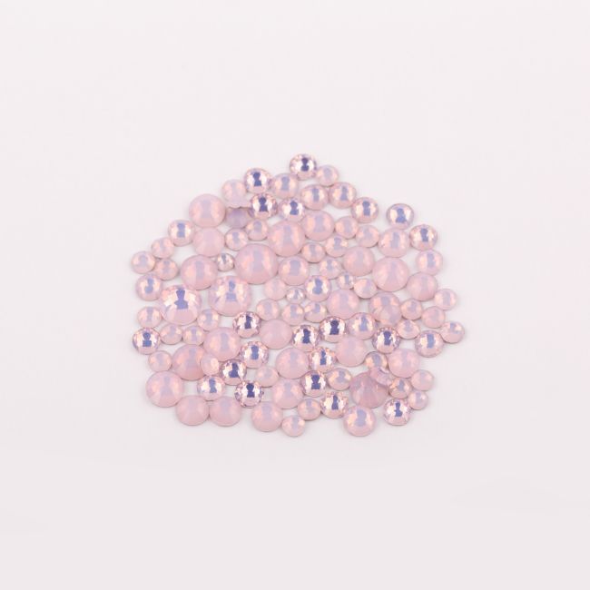 №46 Стразы E.Co Nails розовые опалы микс размеров(100 шт.)