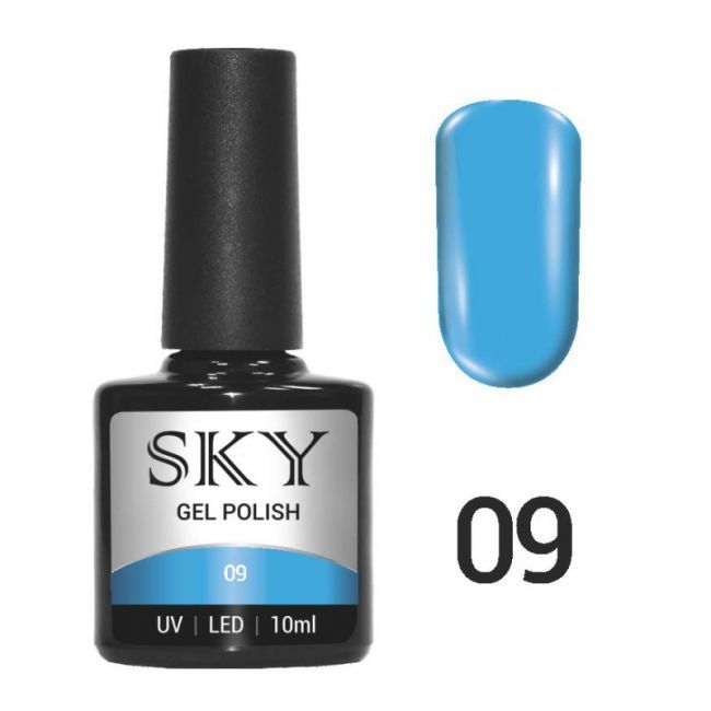 №009 Гель-лак 3-х фазный SKY  GC 10мл